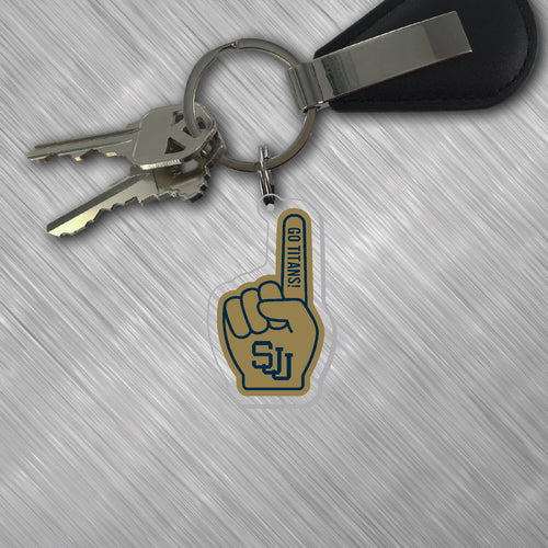 GO TITANS! acrylic key tag