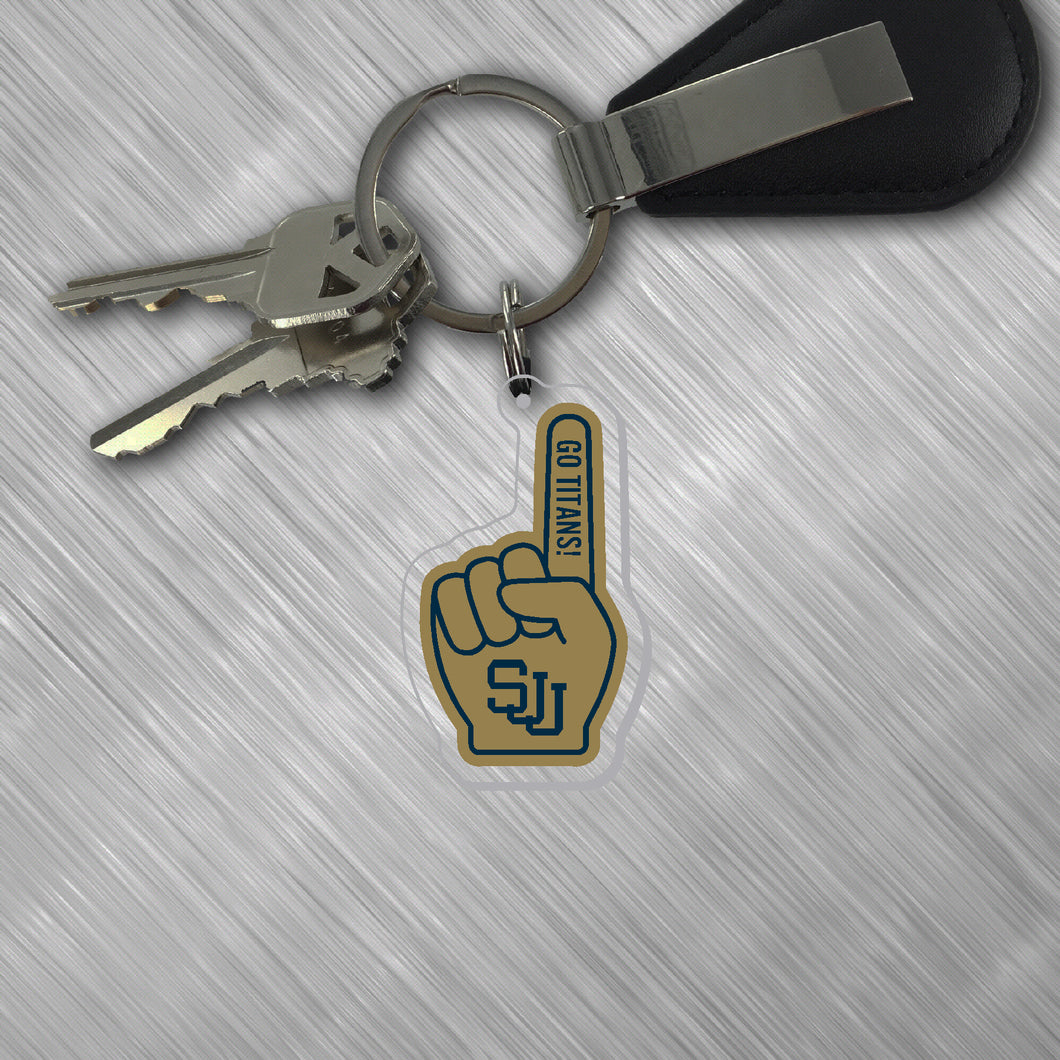 GO TITANS! acrylic key tag